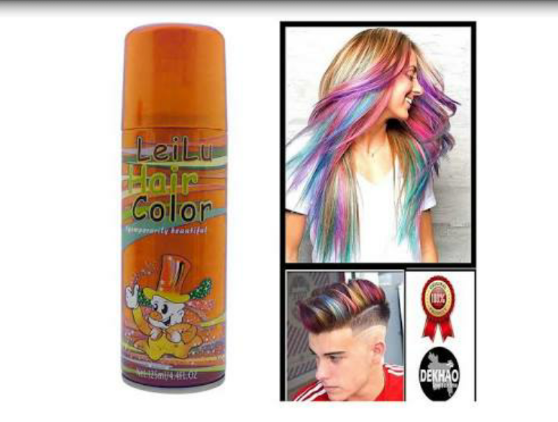 Temporary  colour hair spray
