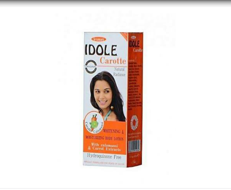 Idole carrotte whitening and moisturizing body lotion