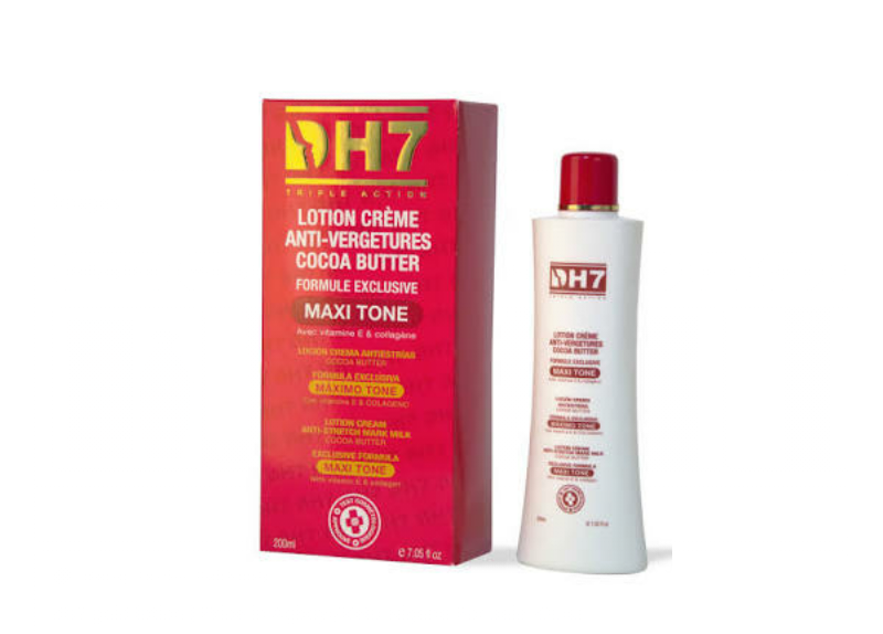 DH7 Maxitone Anti stretch Mark body milk with cocoa butter.
