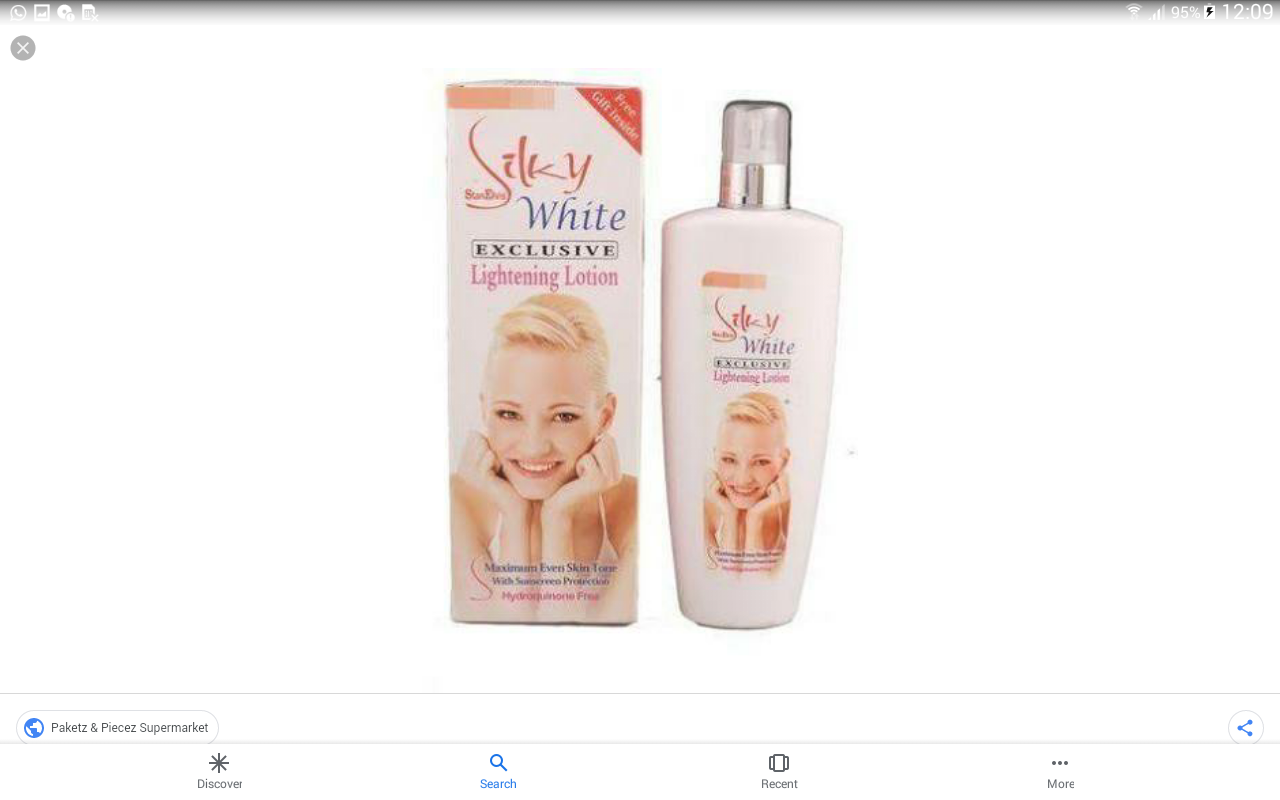 Silky white exclusive lightening milk