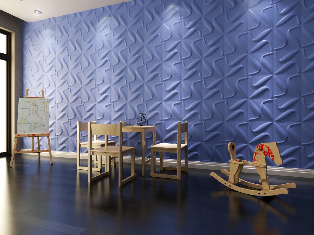 Exotic 3D walldecor Panel 4 pieces 1sqm