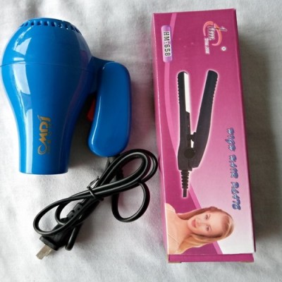 Hair Dryer With Straightnercurler