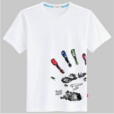 White Palm Print T-Shirt