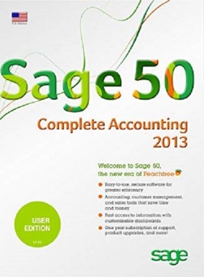 Sage 50 2013 Accounting Software with Permanent License