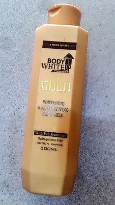 Body white up gold lotion