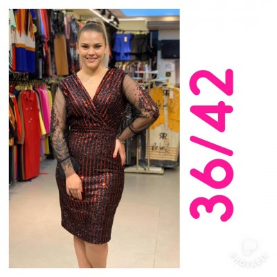 Fitted style addiction V-neck dress