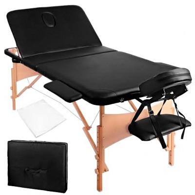 Professional massage foldable bed wood