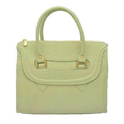 Shalatel Nicola Smart Genuine  Leather Tote  Nude