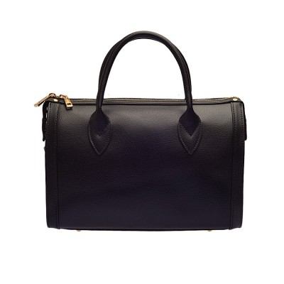 Shalatel Celia Box Genuine  Leather Tote - Black