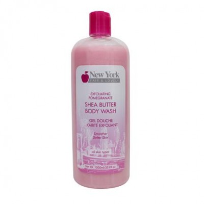 New York Fair  Lovely Exfoliating Pomegranate Shea Butter Body Wash 1000ml