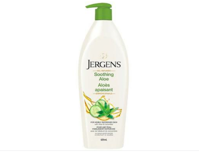 Jergens soothing Aloe lotion