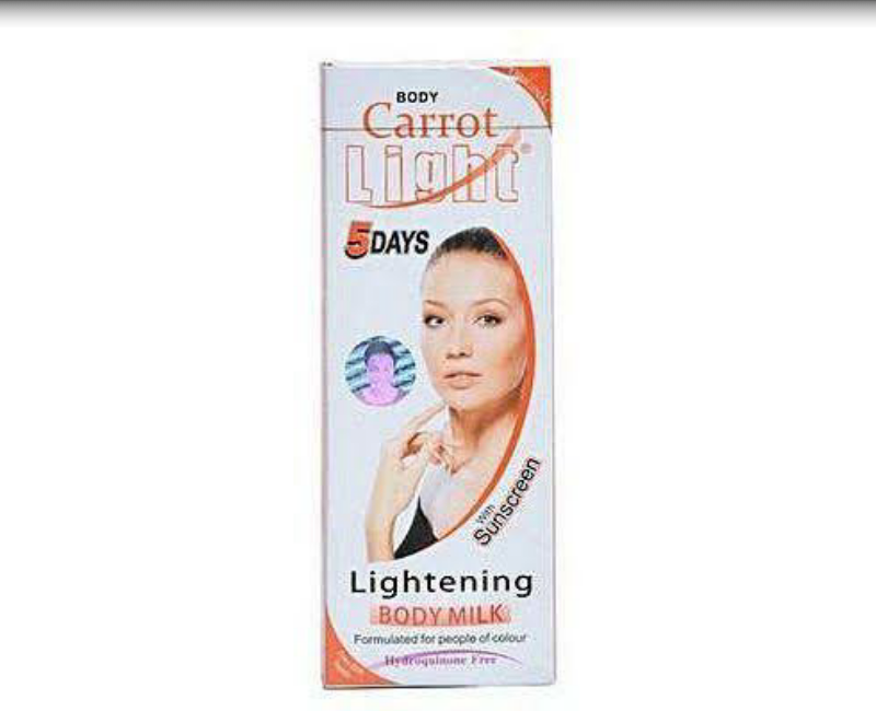Carrot light lightening body milk