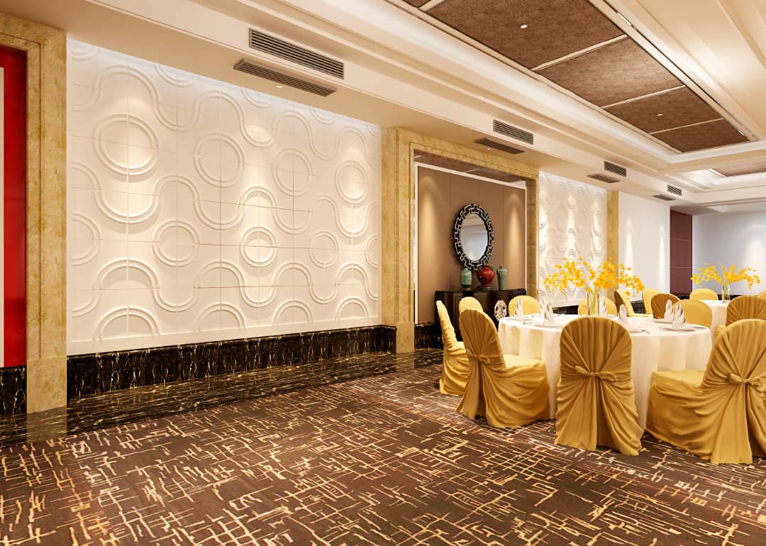 Exotic 3D walldecor Panel 4 pieces 1sqm