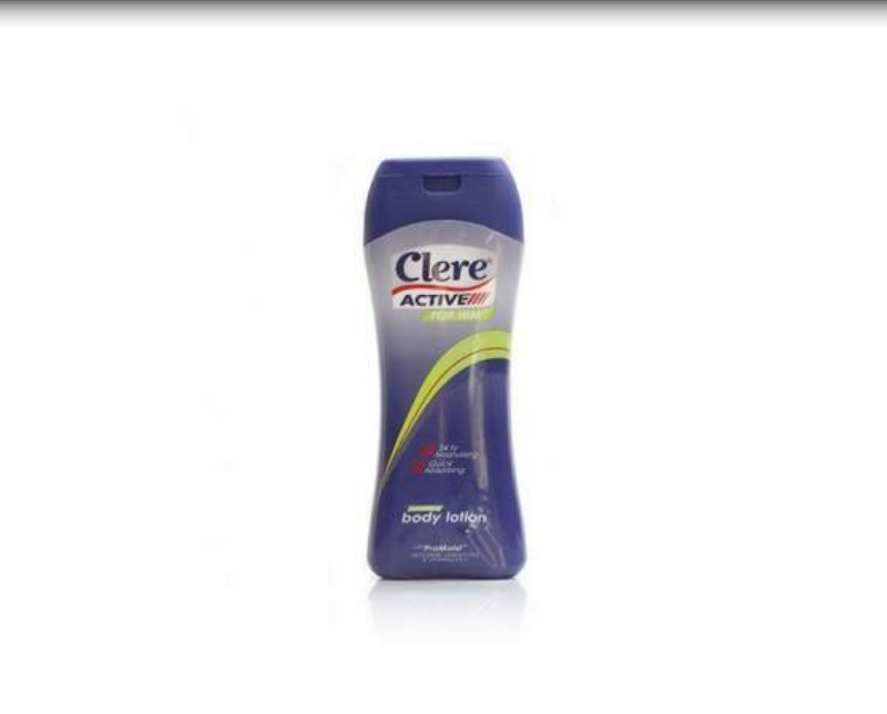 Clere active body lotion