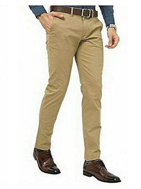 Smart Slim Fit Chinos Trouser for Men Carton Colour