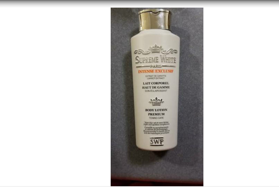 Supreme white intense exclusive body lotion